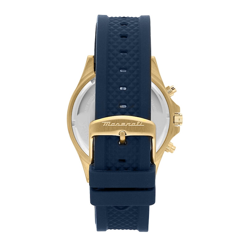 Main Image 3 of Maserati Sfida Men's Blue Chronograph Dial Blue Silicone Strap Watch