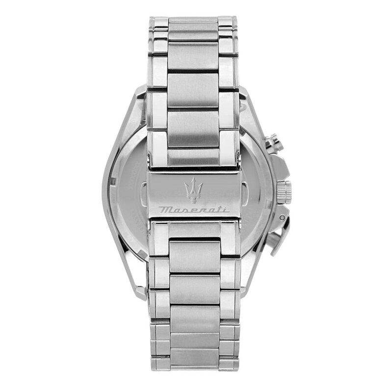 Main Image 3 of Maserati Traguardo Men's Black Chronograph Dial Stainless Steel Bracelet Watch