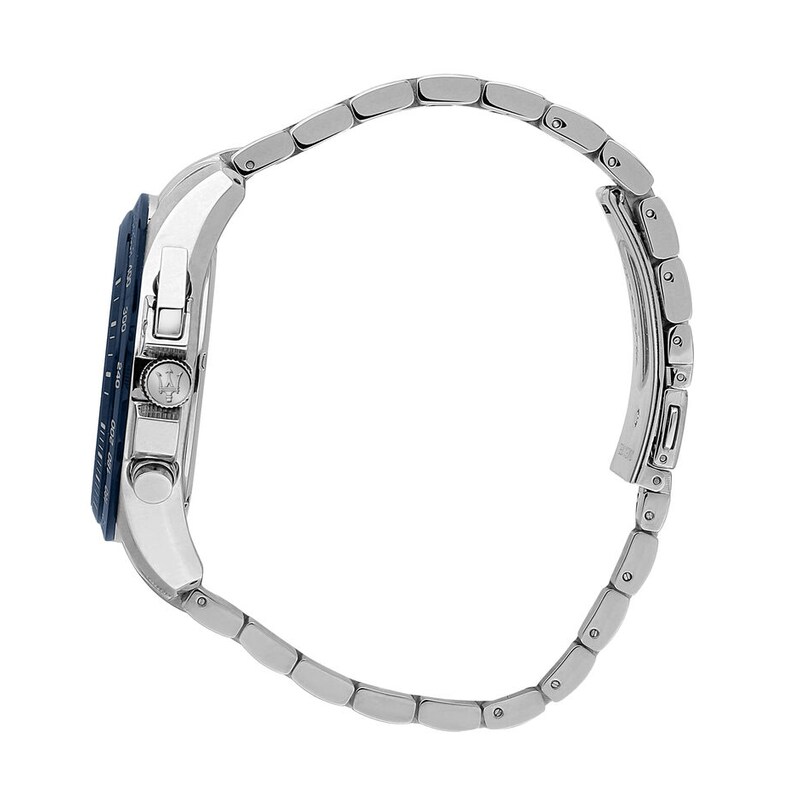 Main Image 2 of Maserati Traguardo Men's Blue Chronograph Dial Stainless Steel Bracelet Watch
