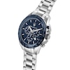 Thumbnail Image 4 of Maserati Traguardo Men's Blue Chronograph Dial Stainless Steel Bracelet Watch