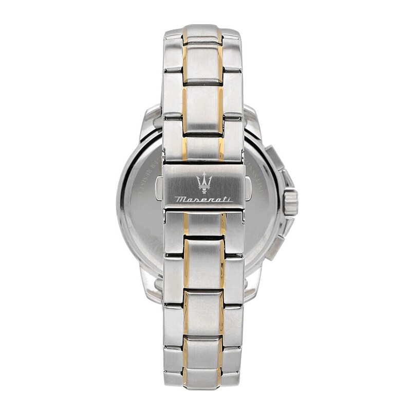 Main Image 3 of Maserati Successo Men's Blue Chronograph Dial Stainless Steel Two Tone Bracelet Watch