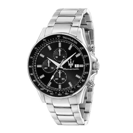 Maserati Sfida Mens Chronograph Stainless Steel Bracelet Wat
