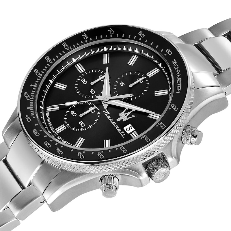 Main Image 5 of Maserati Sfida Men's Chronograph Stainless Steel Bracelet Watch