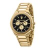 Thumbnail Image 1 of Maserati Stile Men's Black Chronograph Dial Gold Tone Bracelet Watch
