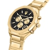 Thumbnail Image 4 of Maserati Stile Men's Black Chronograph Dial Gold Tone Bracelet Watch