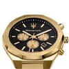 Thumbnail Image 5 of Maserati Stile Men's Black Chronograph Dial Gold Tone Bracelet Watch