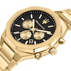 Thumbnail Image 6 of Maserati Stile Men's Black Chronograph Dial Gold Tone Bracelet Watch