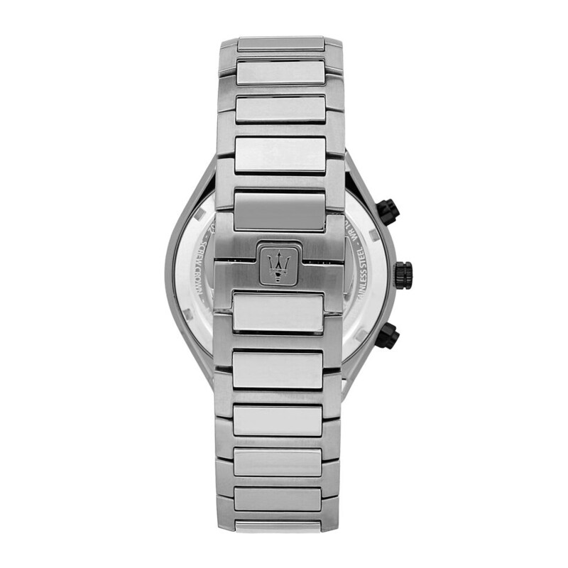 Main Image 3 of Maserati Stile Men's Black Chronograph Dial Stainless Steel Bracelet Watch