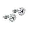 Thumbnail Image 5 of Maserati Black Ion Plated Logo Detailed Stainless Steel Cufflinks