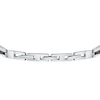 Thumbnail Image 2 of Maserati Men's Silver & Blue Tone Ceramic Detail Bracelet