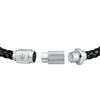 Thumbnail Image 3 of Maserati Men's Plaited Black Leather Bracelet