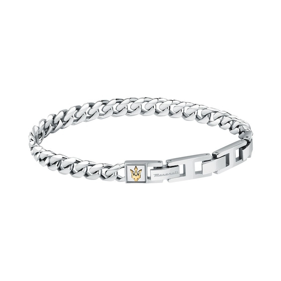 Maserati Men's Stainless Steel Chain Bracelet