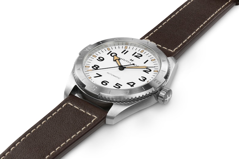 Main Image 2 of Hamilton Khaki Field Expedition Men's Brown Leather Strap Watch