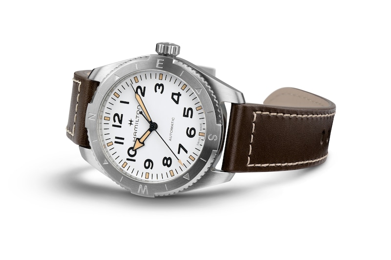 Main Image 3 of Hamilton Khaki Field Expedition Men's Brown Leather Strap Watch