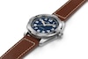Thumbnail Image 2 of Hamilton Khaki Field Expedition Men's Blue Dial Brown Leather Strap Watch