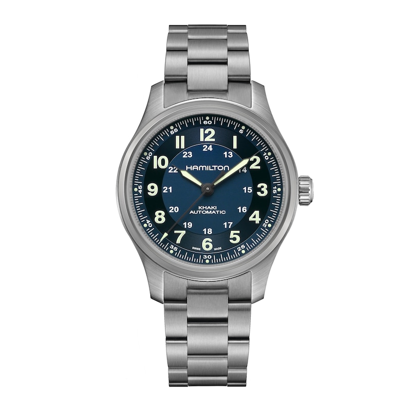 Hamilton Khaki Field Expedition Men's Grey Titanium Bracelet Watch