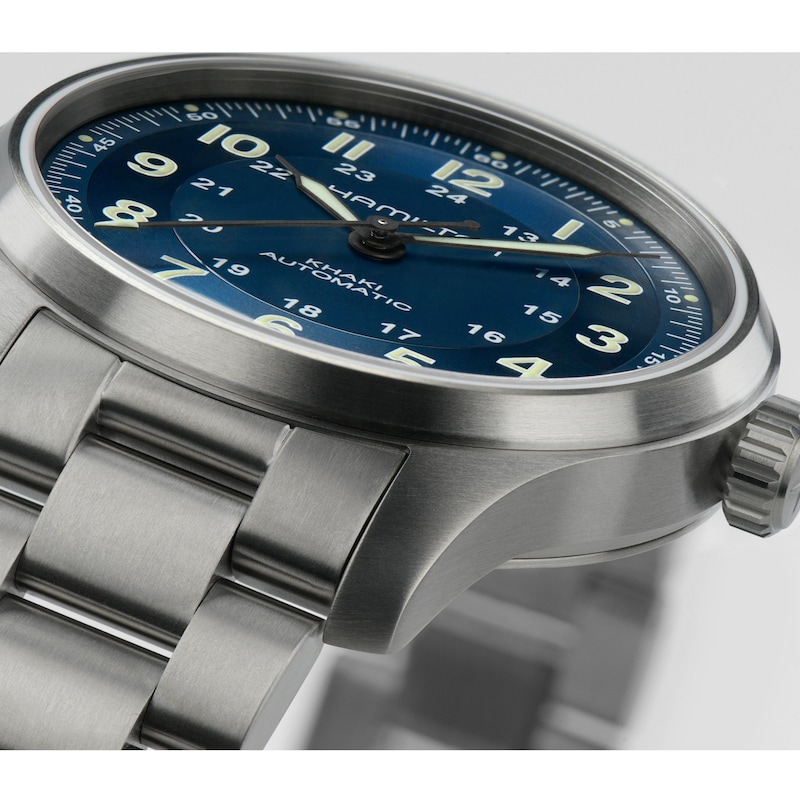 Main Image 4 of Hamilton Khaki Field Expedition Men's Grey Titanium Bracelet Watch