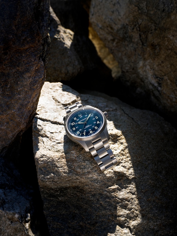 Main Image 6 of Hamilton Khaki Field Expedition Men's Grey Titanium Bracelet Watch