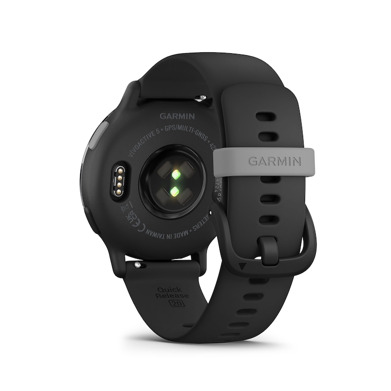 Main Image 5 of Garmin Vivoactive 5 Black And Slate Silicone Strap Smartwatch