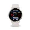 Thumbnail Image 0 of Garmin Vivoactive 5 Ivory And Cream Silicone Strap Smartwatch