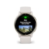 Thumbnail Image 7 of Garmin Vivoactive 5 Ivory And Cream Silicone Strap Smartwatch