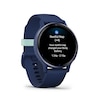 Thumbnail Image 6 of Garmin vívoactive® 5 Metallic Navy with Navy Silicone Strap Smartwatch