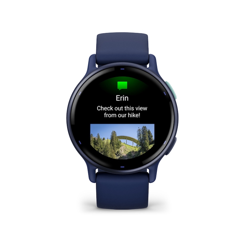 Main Image 7 of Garmin vívoactive® 5 Metallic Navy with Navy Silicone Strap Smartwatch