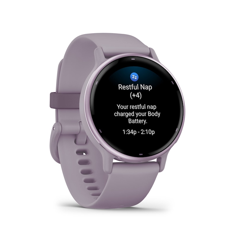 Main Image 6 of Garmin vívoactive® 5 Orchid with Orchid Silicone Strap Smartwatch