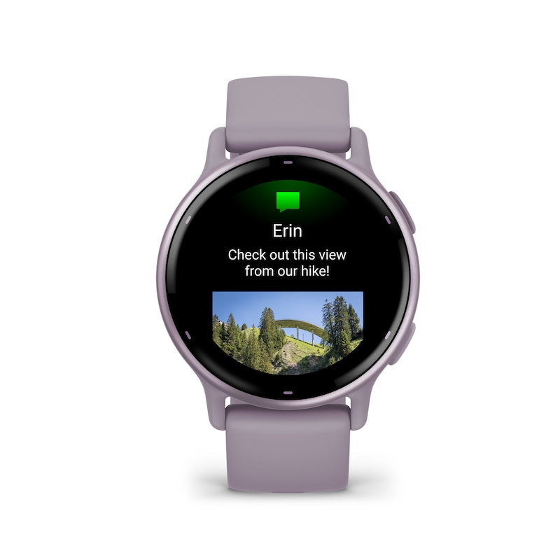 Main Image 7 of Garmin vívoactive® 5 Orchid with Orchid Silicone Strap Smartwatch
