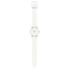 Thumbnail Image 1 of Swatch White Classiness Again Ladies' White Dial White Silicone Strap Watch