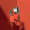 Thumbnail Image 1 of Swatch What If…Green? White Square Dial Black Biosourced Green Strap Watch