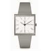 Thumbnail Image 0 of Swatch What If…Gray? White Square Dial Black Biosourced Grey Strap Watch