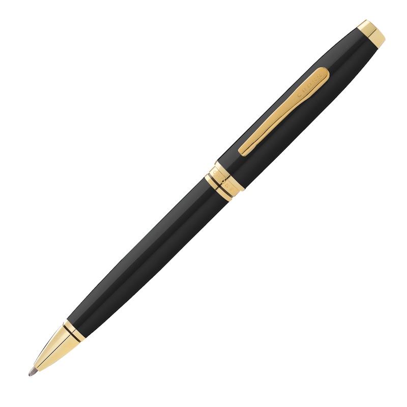 Main Image 1 of Cross Coventry Black Lacquer Gold Tone Ballpoint Pen