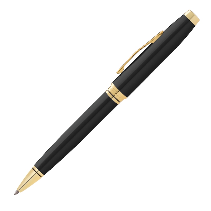 Main Image 2 of Cross Coventry Black Lacquer Gold Tone Ballpoint Pen