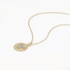 Thumbnail Image 2 of Disney 100 Sterling Silver & 18ct Gold Plated CZ Mickey Mouse Double-sided Pendant Necklace