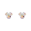 Thumbnail Image 1 of Disney 100 Sterling Silver Plated Crystal Minnie Mouse Stud Earrings