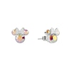 Thumbnail Image 1 of Disney 100 Sterling Silver Plated Crystal Minnie Mouse Stud Earrings
