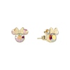 Thumbnail Image 2 of Disney 100 Sterling Silver & 18ct Gold Plated Crystal Minnie Mouse Stud Earrings