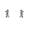 Thumbnail Image 1 of Disney 100 18ct Yellow Gold Plated Ruby Minnie Mouse Stud Earrings