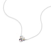 Thumbnail Image 2 of Disney 100 Sterling Silver Plated Crystal Minnie Mouse Pendant Necklace
