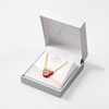 Thumbnail Image 3 of Disney 100 Sterling Silver & 18ct Gold Plated CZ & Pink Enamel Minnie Mouse Pendant Necklace