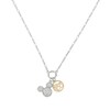 Thumbnail Image 1 of Disney 100 Sterling Silver & 18ct Gold Plated Cubic Zirconia Mickey Mouse Pendant Necklace
