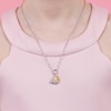 Thumbnail Image 3 of Disney 100 Sterling Silver & 18ct Gold Plated Cubic Zirconia Mickey Mouse Pendant Necklace