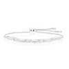 Thumbnail Image 1 of Sterling Silver Kiss Diamond Bolo Bracelet