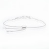 Thumbnail Image 3 of Sterling Silver Open Twist Diamond Bolo Bracelet