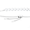 Thumbnail Image 2 of Sterling Silver Chain Of Hearts Diamond Bolo Bracelet