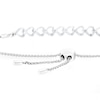 Thumbnail Image 3 of Sterling Silver Chain Of Hearts Diamond Bolo Bracelet