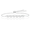 Thumbnail Image 1 of Sterling Silver Vintage Diamond Bolo Bracelet