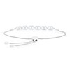 Thumbnail Image 3 of Sterling Silver Vintage Diamond Bolo Bracelet
