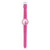 Thumbnail Image 2 of Barbie Pink Children's Time Teacher Silicone Strap Watch